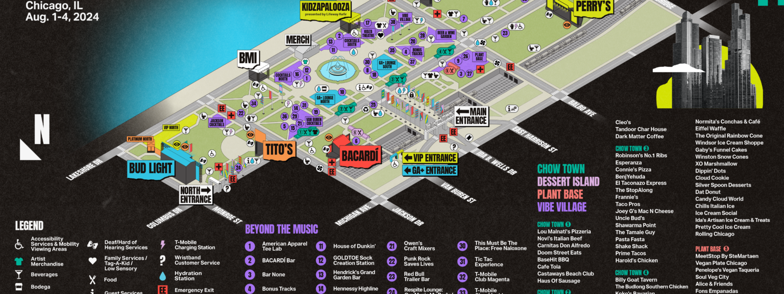 Your Guide to the Lollapalooza's Hottest Spots 1