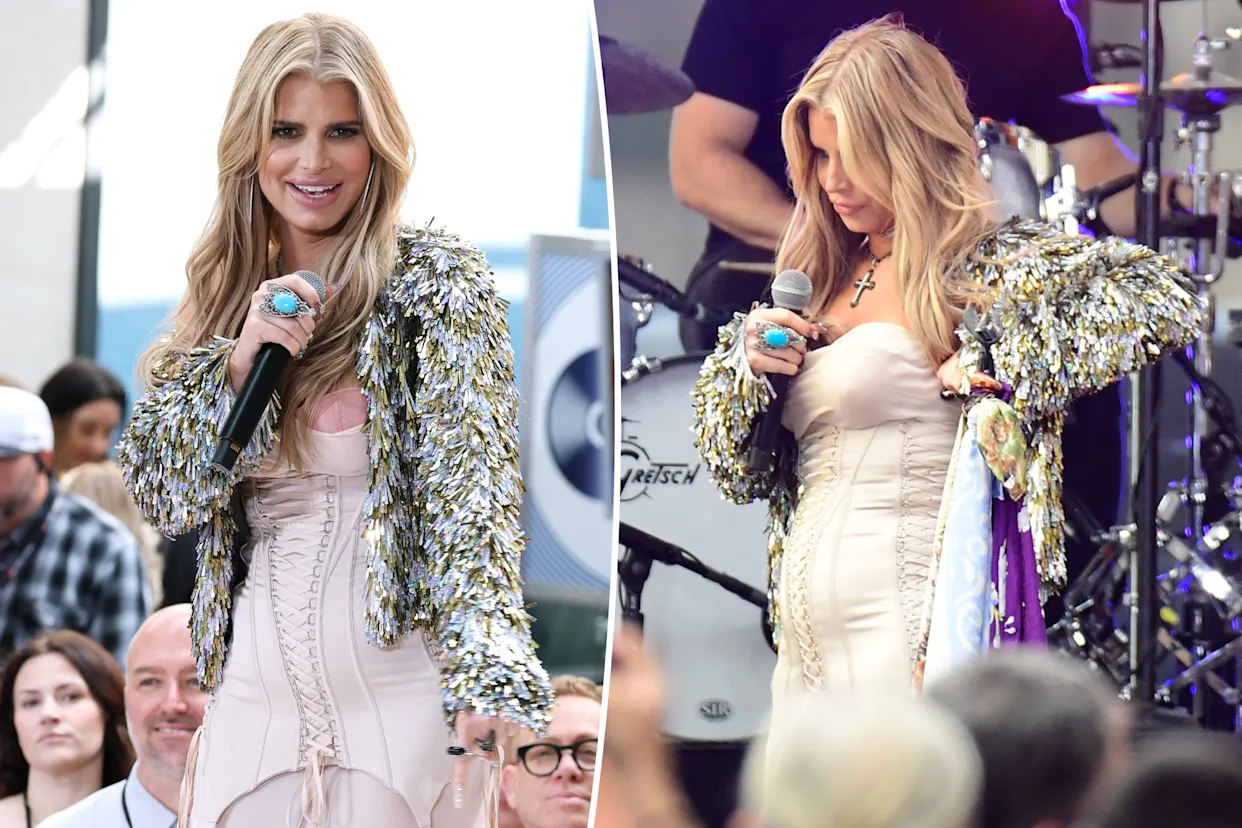 Jessica Simpson Keeps Her Cool During Live Wardrobe Malfunction on ‘Today’ Show