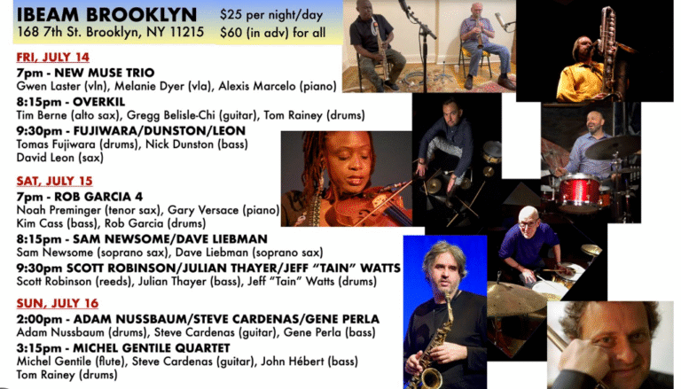 Wide Open Works Summer Festival Returns to Ibeam Brooklyn With Bold Jazz Lineup