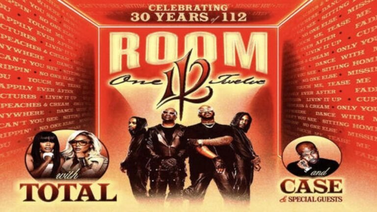 112 Announces ‘Room 112 Tour’ With Total and Case to Celebrate 30 Years of R&B Legacy
