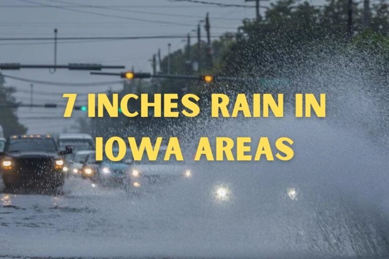 Iowa Rain Totals Vary Widely, Some Areas Get 7 Inches
