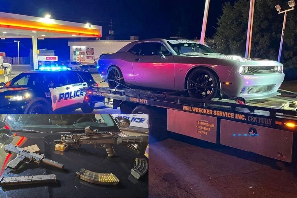 Birmingham Police Crack Down on Street Racing With Stern Warning and Seized Weapons
