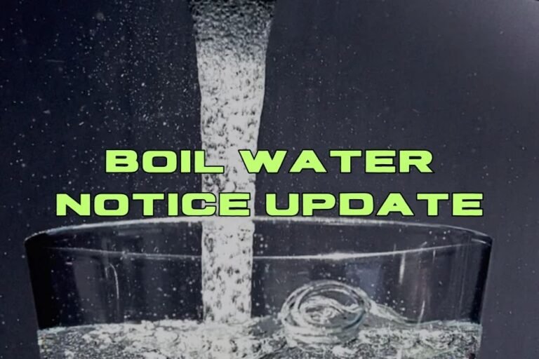 Boil Water Notice Update