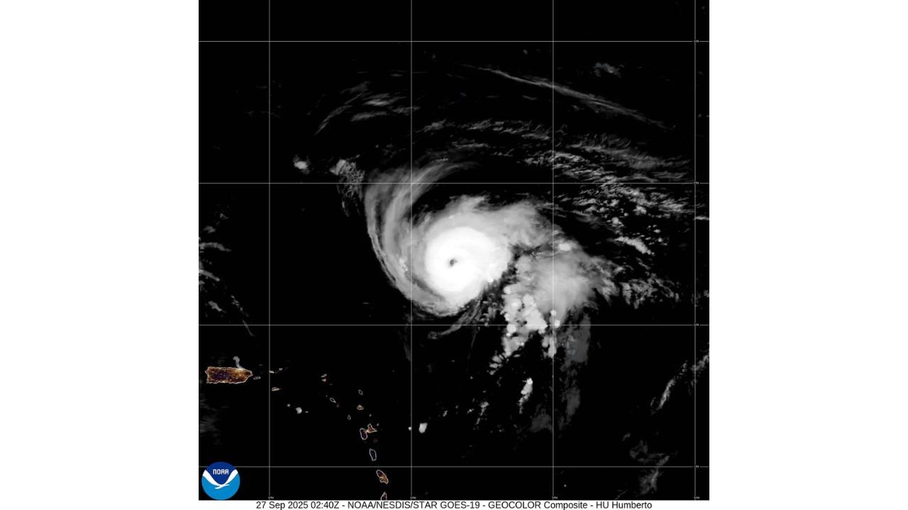 Hurricane Humberto Strengthens to Category 4 in the Atlantic, Forecasts Show Possible Path