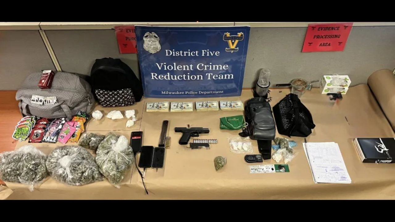 Milwaukee Police Seize Drugs, Cash, and Gun in Major Warrant Operation