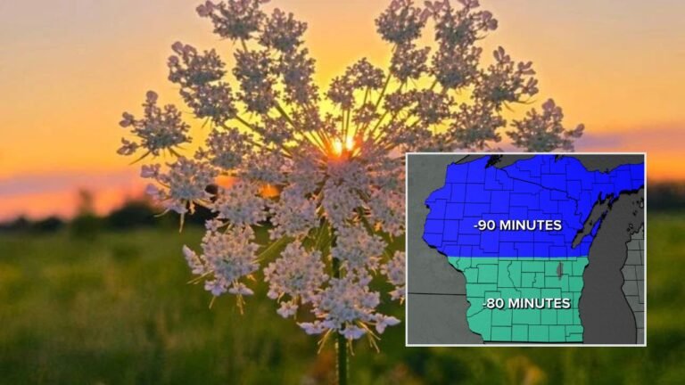 Northeast Wisconsin to Lose 88 Minutes of Daylight in September