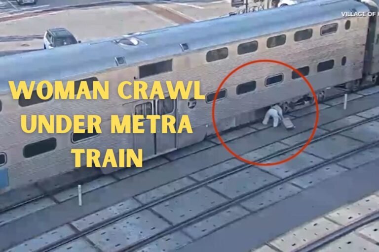 Dramatic Video Shows Woman Crawl Under Metra Train in Hinsdale