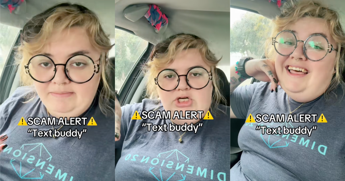 TikTokker Warns Viewers About Text Scam Disguised as ‘Hey, sorry for the weird approach, I just have a question.’