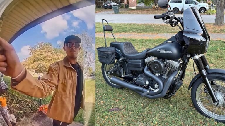 Georgetown Police Searching for Man Caught on Camera After Harley-Davidson Motorcycle Stolen