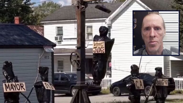 Kentucky Man Arrested After Halloween Display Depicted Local Officials in Fake Body Bags
