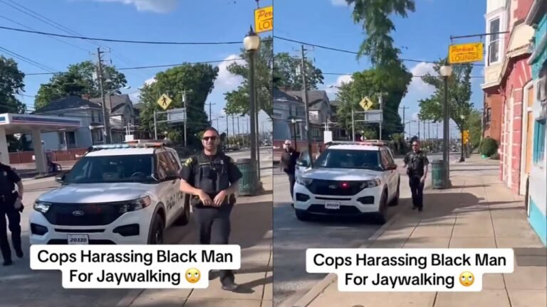 Cincinnati Officer Detains Black Man Over Jaywalking, Searches Him at Gunpoint in Viral Video