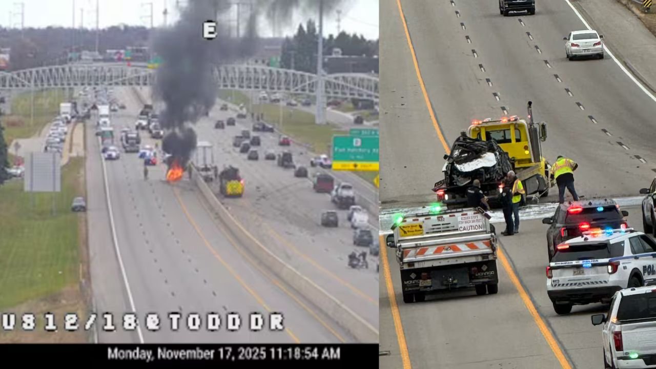 Madison Beltline Erupts in Flames After Racing Drivers Trigger Violent Multi-Vehicle Crash, Police Say