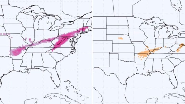 Major Ice and Snow Threat to Sweep Across the South and Mid-Atlantic on Monday Night, Bringing Freezing Rain, Sleet, and Hazardous Travel