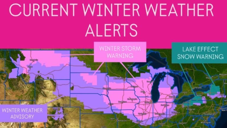Major Winter Storm to Bring Over a Foot of Snow, High Winds, and Widespread Travel Impacts Across the Plains, Midwest, and Great Lakes Into Sunday