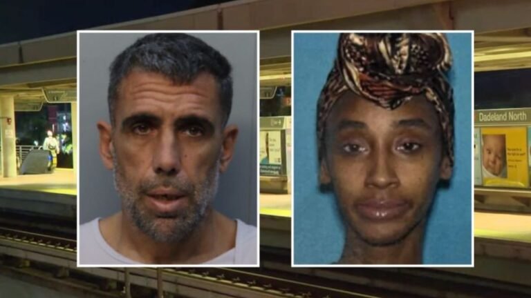 Miami Man Accused of Shoving Woman Off Elevated Train Platform to Her Death in Midday Attack
