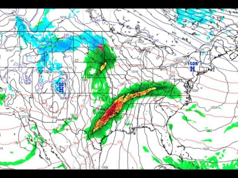 Strong Storm System Expected to Sweep Across Texas, Louisiana, Mississippi, and Alabama Next Thursday