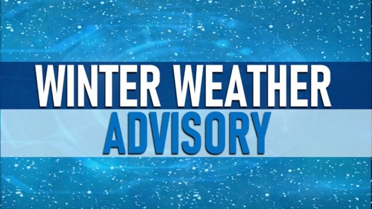 Winter Weather Advisory in Effect for Western Maryland and Eastern West Virginia as First Snowfall Arrives