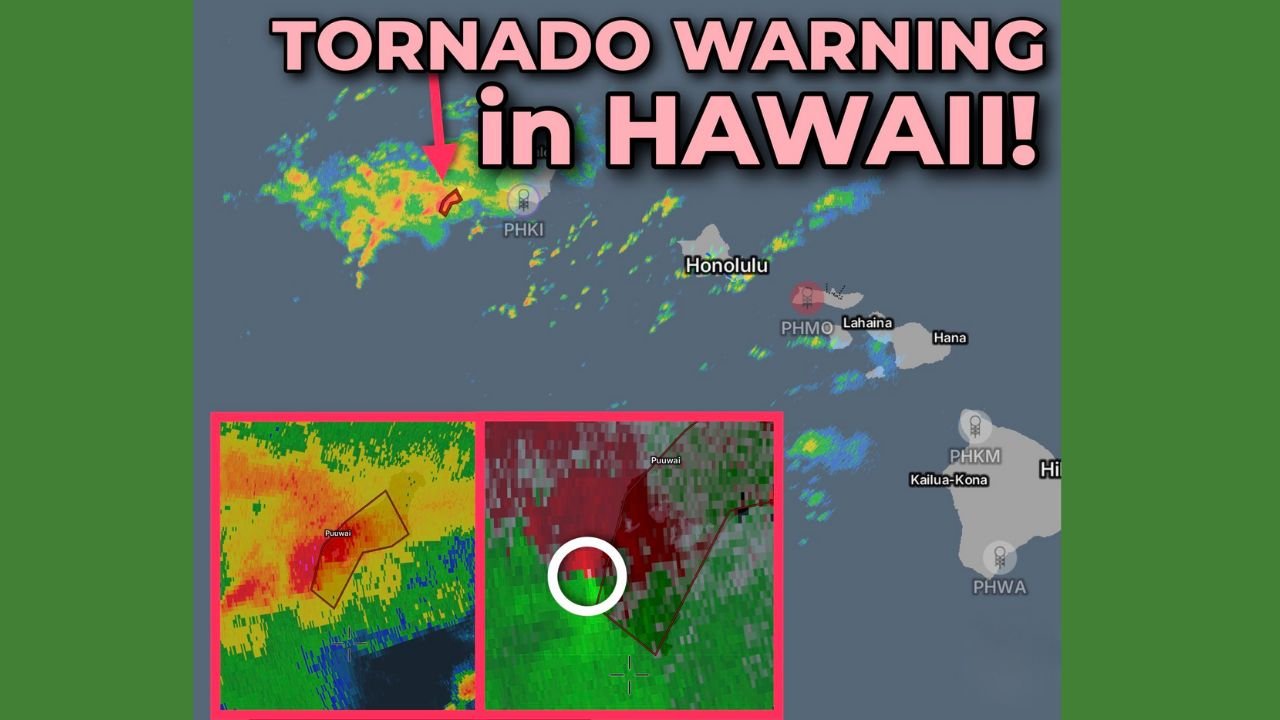 Tornado Warning Issued for Hawaii’s Niihau Island After Radar Confirms Possible Tornadic Waterspout