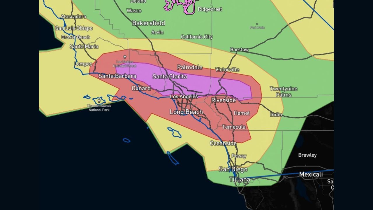 California Faces High Risk of Catastrophic Flooding as Excessive Rainfall Targets Southern Counties
