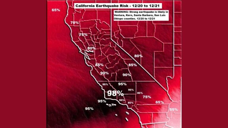 California’s San Francisco Bay Area Faces a Very Wet Christmas as Rain Chances Exceed 90% and Snow Remains Unlikely