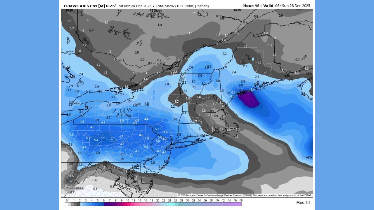 Connecticut, New York, and New Jersey Face Uncertain Winter Storm With Potential for Heavy Snow Friday Night Into Saturday