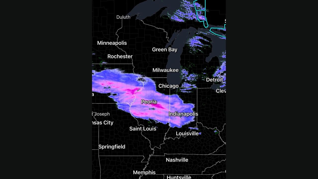 Illinois, Indiana, Ohio, Pennsylvania, and West Virginia Set for Heavy Snow as Clipper System Spreads 4–10 Inch Totals Across Multiple States