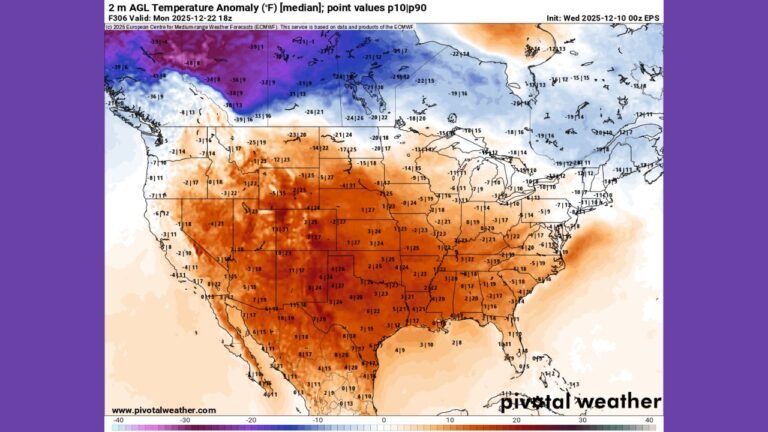 Illinois, Indiana, Wisconsin, and Michigan Expected to See Major Pre-Christmas Warm-Up as Rising Temperatures Threaten to Melt Snow Across the Midwest