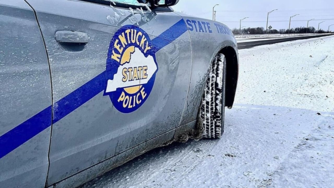 Kentucky State Police Warn Drivers That Black Ice Will Return Tonight as Temperatures Fall Below Freezing