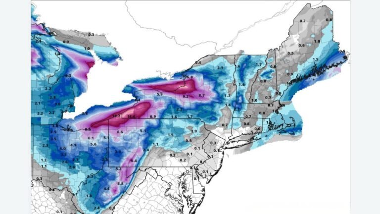Lake-Effect Snow Squalls Target Illinois, Indiana, Michigan, and Ohio Into New Year’s Day, Bringing Hazardous Travel and Sudden Visibility Drops