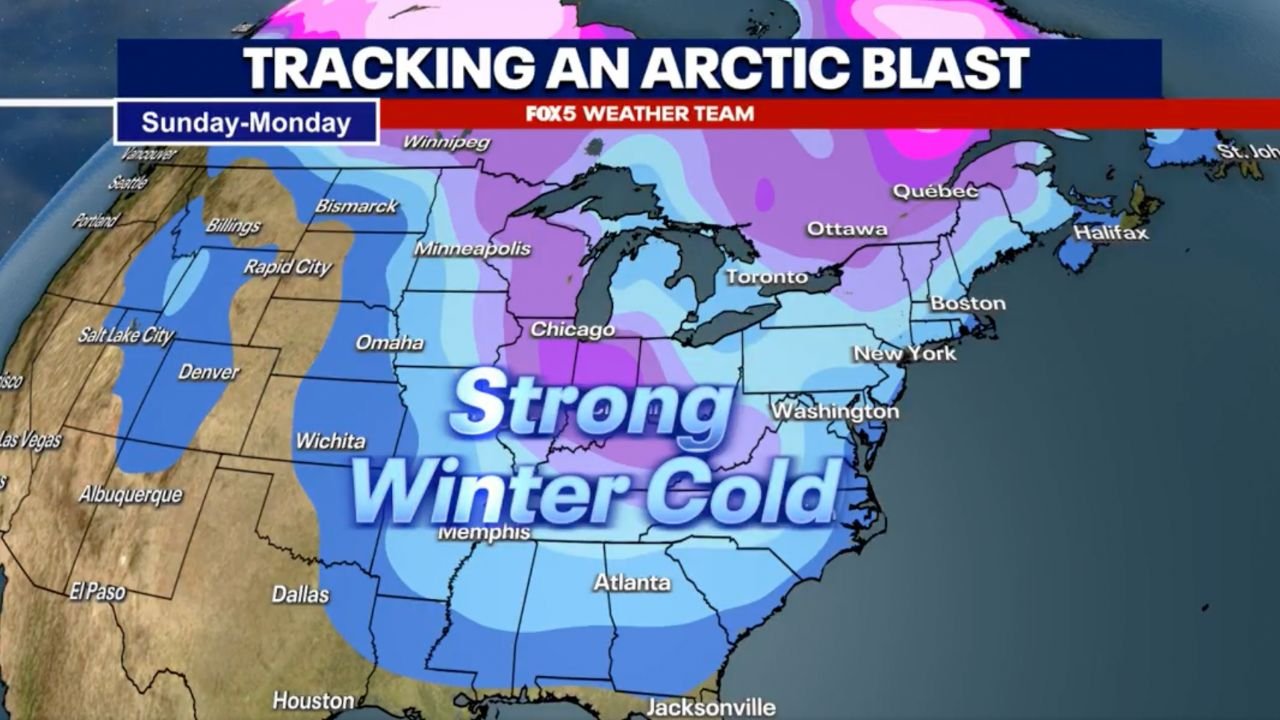 Massive Arctic Blast to Slam the Midwest and Eastern U.S. as Temperatures Plunge Into Dangerous Territory
