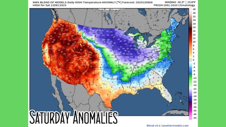 Minnesota Braces for Dangerous Arctic Outbreak as Temperatures Plunge 25–40 Degrees Below Normal This Weekend