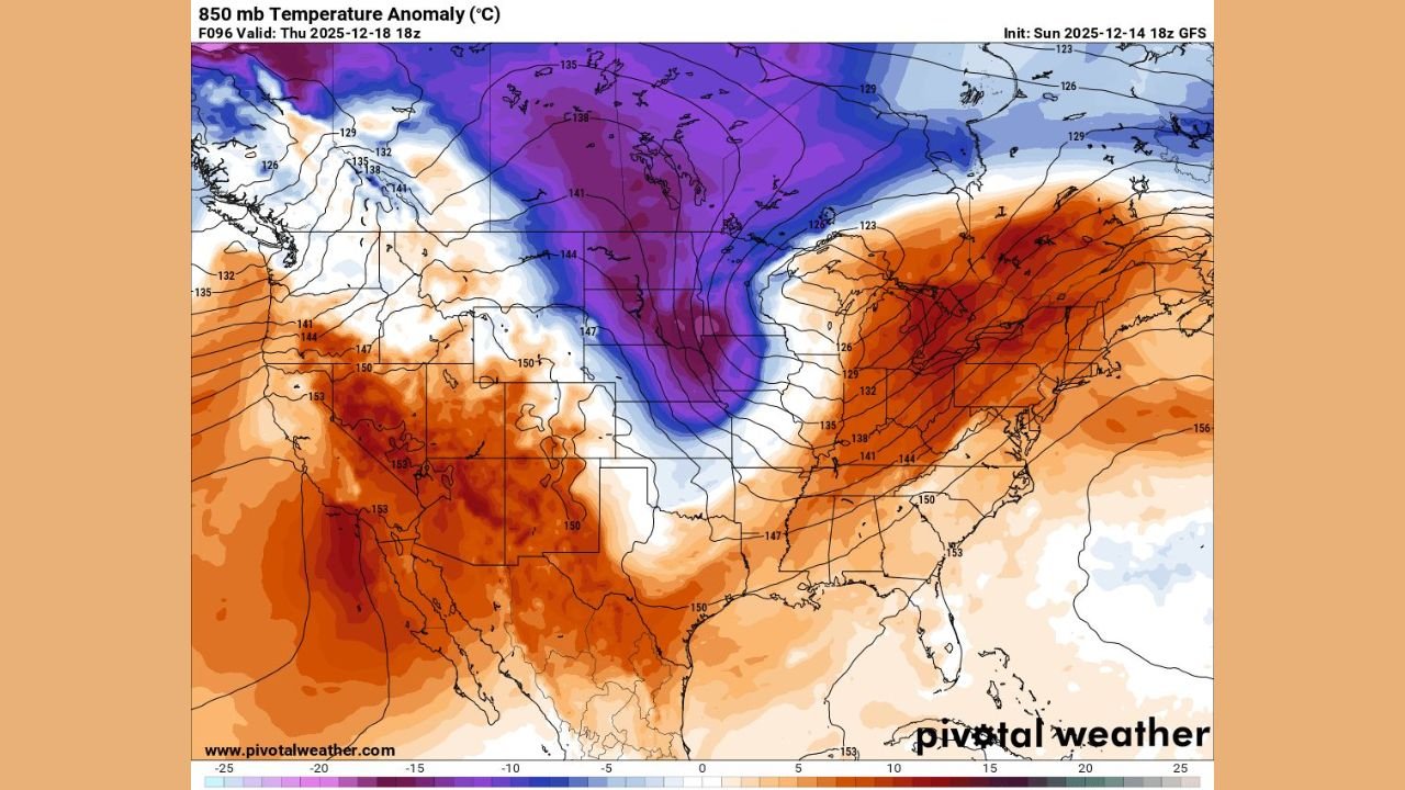 Minnesota, Wisconsin, Iowa, and Illinois Face Another Arctic Blast Thursday With Subzero Air Moving South