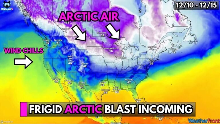 Minnesota, Wisconsin, the Dakotas, and Much of the Midwest Brace for Dangerous Arctic Blast With Temperatures 20–40 Degrees Below Normal Later This Week
