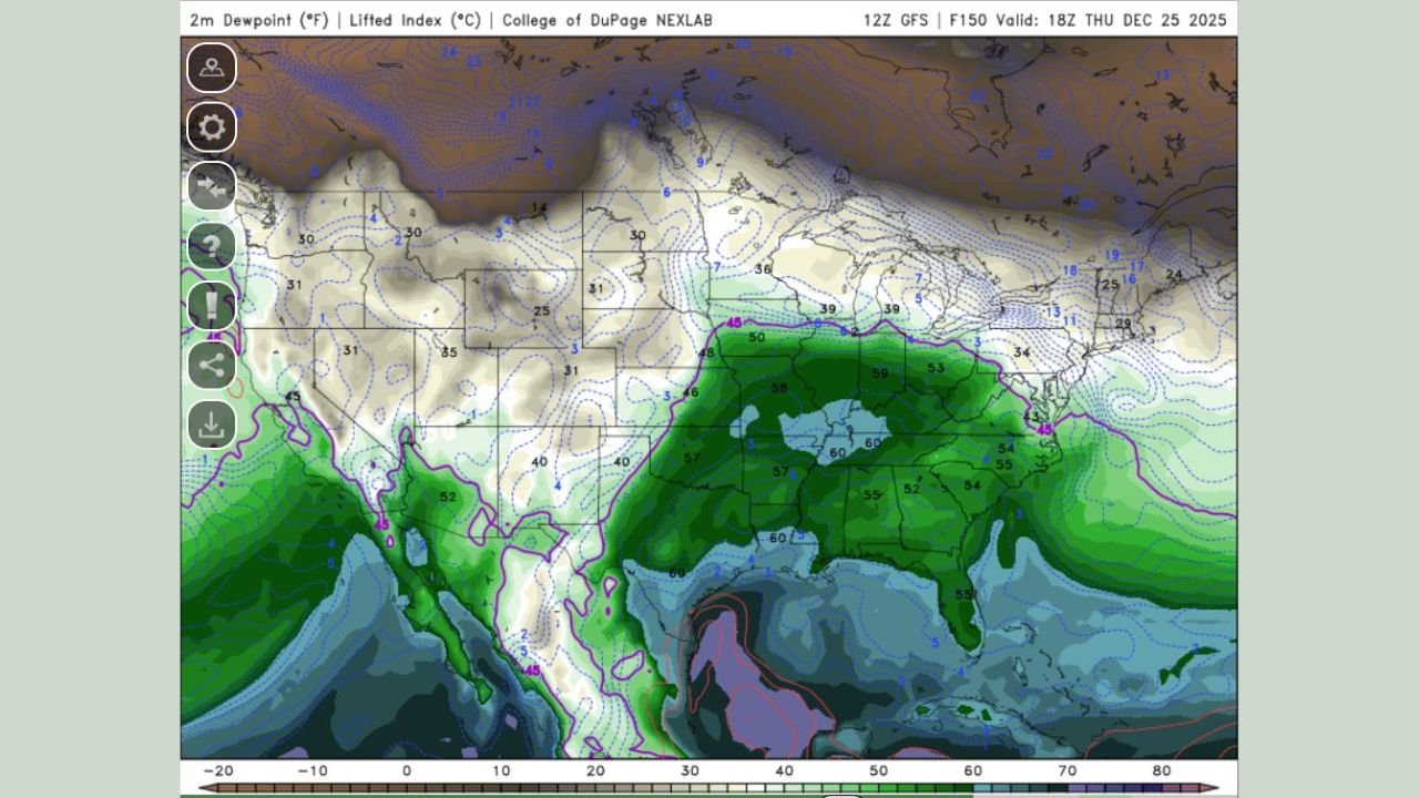 Missouri, Illinois, Indiana, Tennessee, and Arkansas Face Unseasonably Warm and Humid Christmas Day as Record Highs Threaten