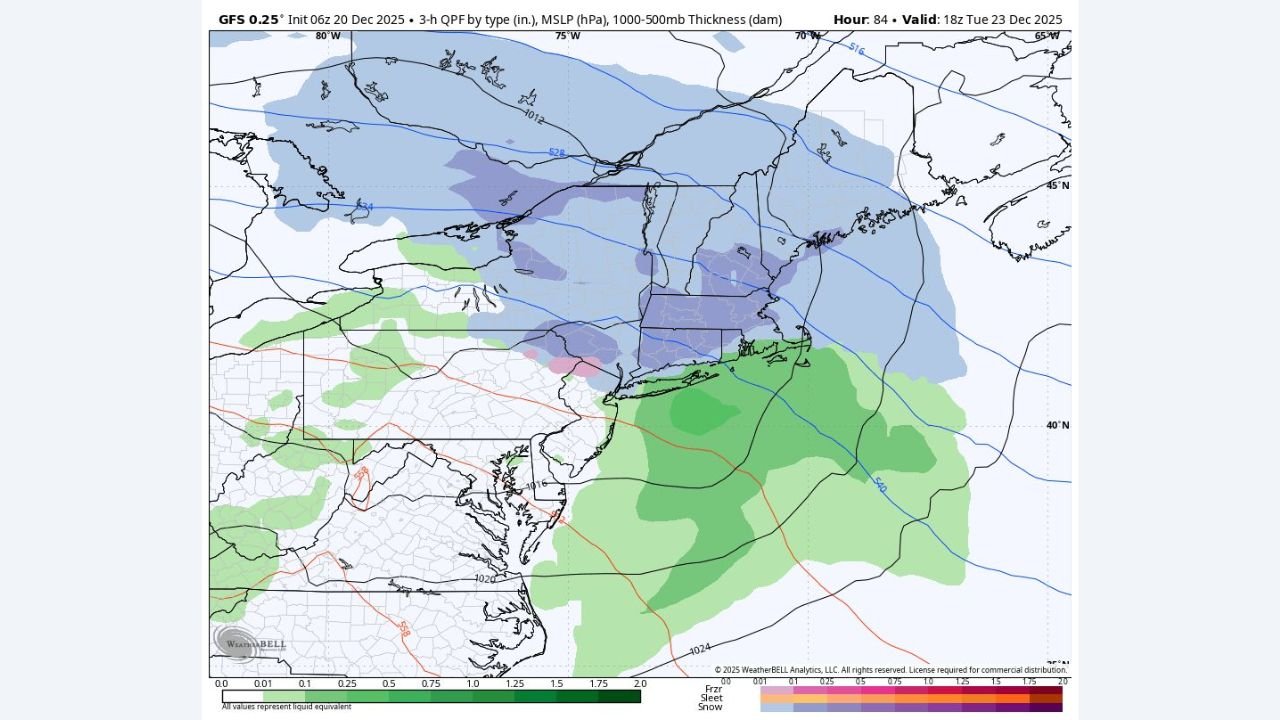 New England Snowstorm Forecast Brings Snow-to-Rain Transition Across Massachusetts, New Hampshire, and Maine Early Tuesday