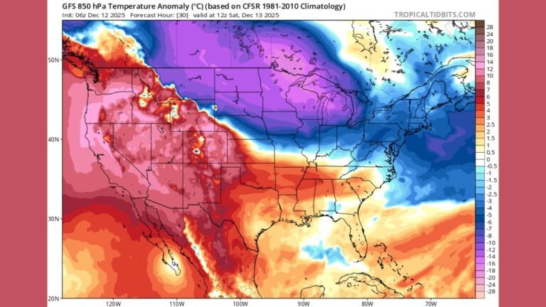 North Dakota Arctic Outbreak Brings Life-Threatening Wind Chills as Temperatures Plunge Far Below Zero