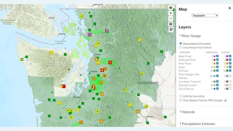 Powerful Western Storm Pattern Expands Into California and the Pacific Northwest as Major Flood Concerns Continue in Washington