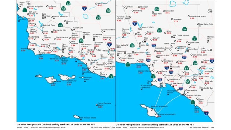 Southern California Flash Flood Emergency Intensifies as Torrential Rain Triggers Evacuations and Burn-Scar Mudslide Threat