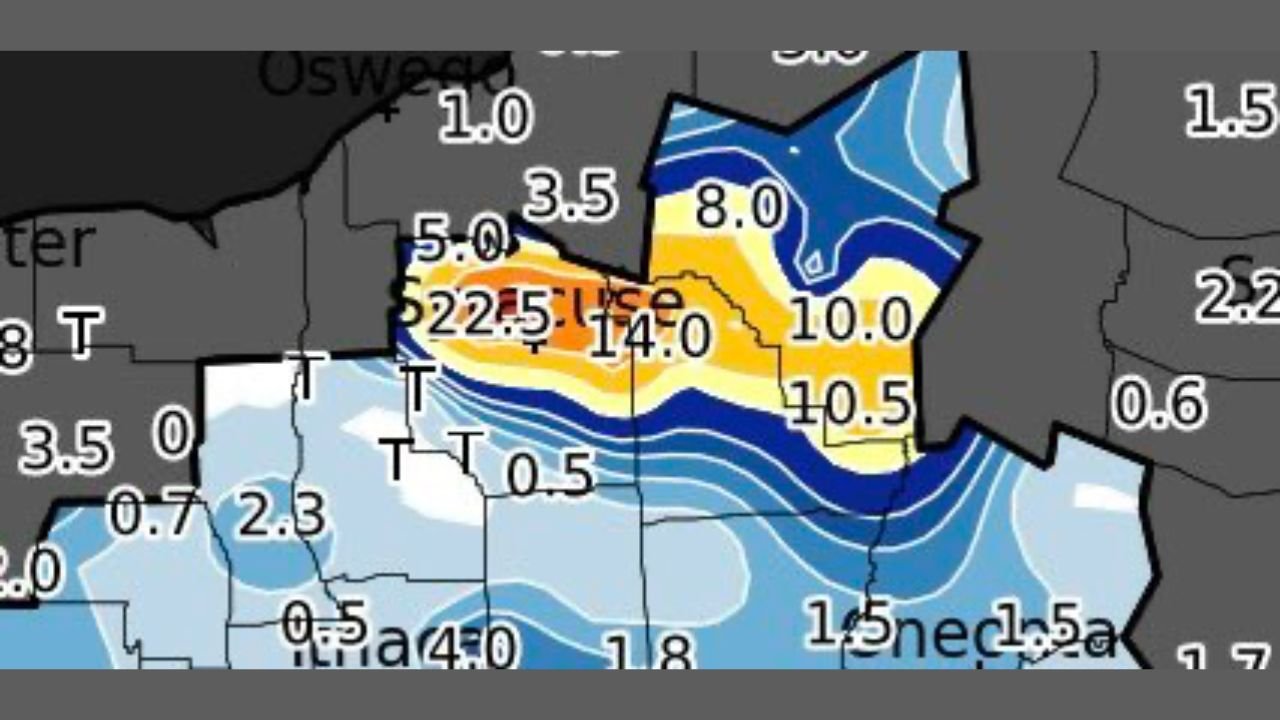 Upstate New York Buried by Historic Snowstorm as Syracuse Airport Records Nearly 20 Inches in a Single Day