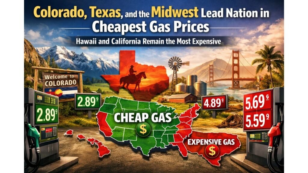 Colorado, Texas, and the Midwest Lead Nation in Cheapest Gas Prices as ...