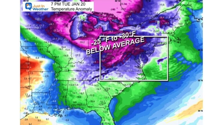 Deep Freeze Targets Great Lakes, Pennsylvania, Maryland, and Northeast as Arctic Air Pushes Temperatures 25–30°F Below Normal
