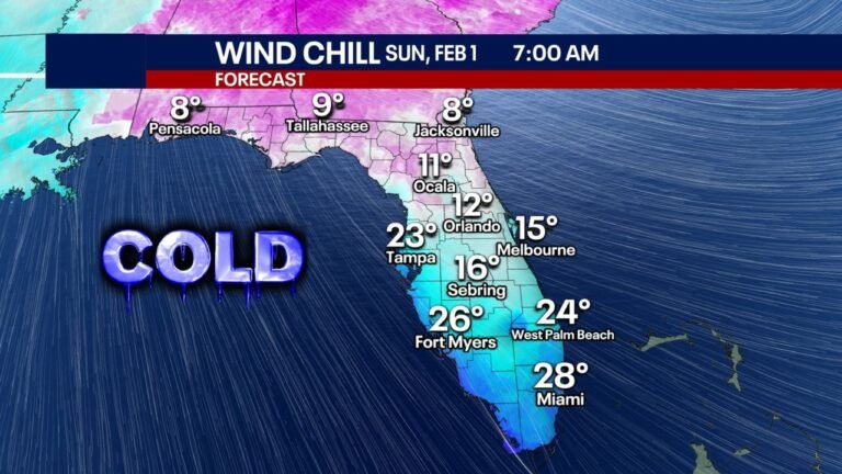 Florida Braces for Record-Breaking Cold as Historic Hard Freeze Targets Miami, Orlando, and the Panhandle