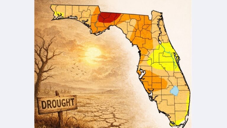 Florida Drought Deepens Statewide as 83% of Florida Falls Into Moderate to Extreme Drought Conditions