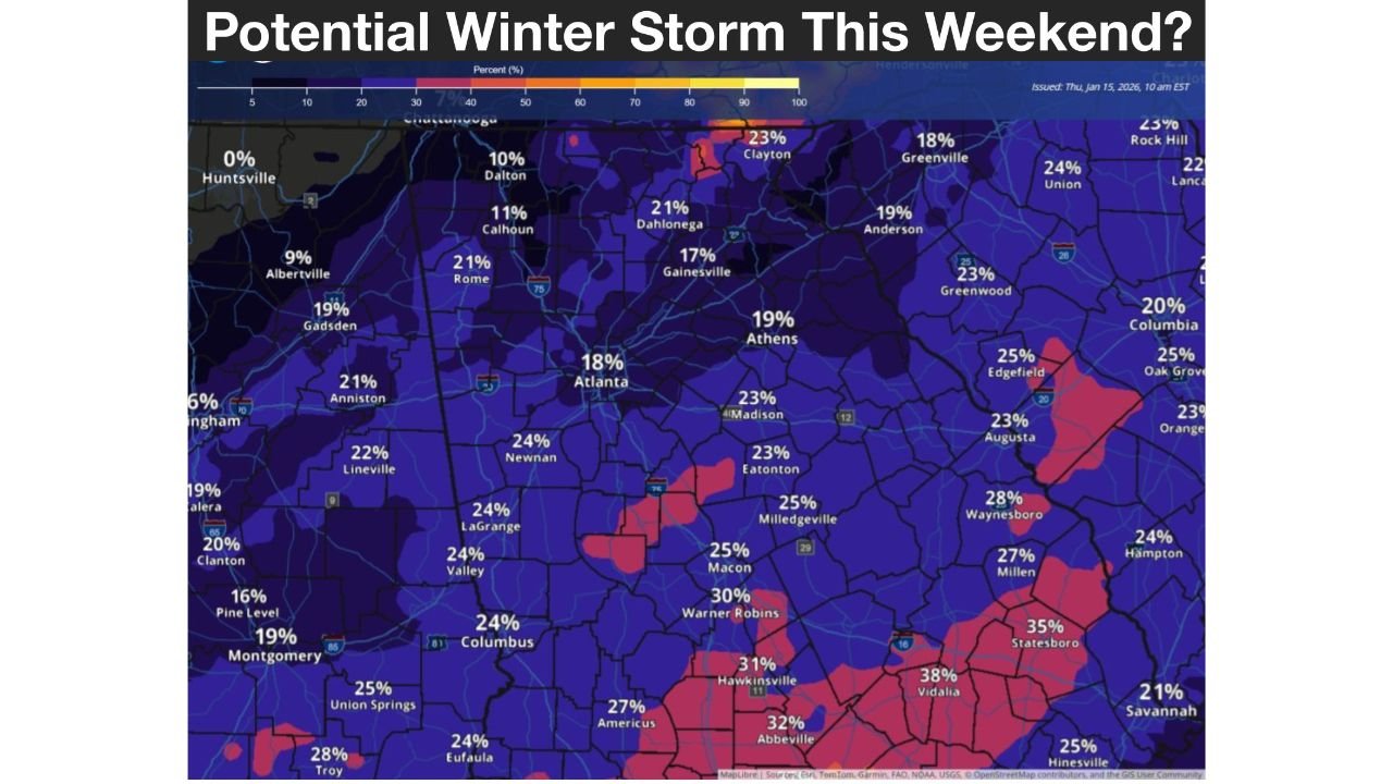 Georgia, South Carolina, North Carolina and Florida Face Uncertain Winter Storm and Arctic Cold Threat This Weekend
