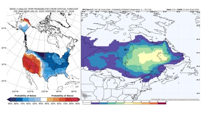 Illinois, Michigan, Ohio, New York, and the Northeast Braced for Late-January Arctic Cold as Major Pattern Shift Takes Hold