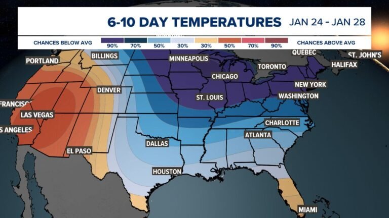 Midwest, Southeast and East Coast Brace for Brutal Cold as Winter Pattern Signals Snow Potential Across Illinois, Georgia, Carolinas and Beyond