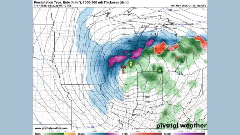 Midwest Winter Storm Could Bring Heavy Snow, Ice, and Travel Disruptions Across Illinois, Wisconsin, and Michigan This Weekend
