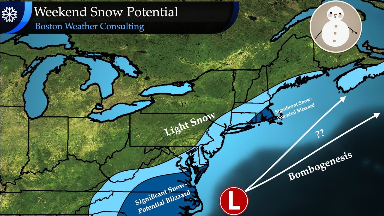 New England, New York and Mid-Atlantic Face Uncertain Weekend Snow Setup as Confidence Remains Low Outside the Carolinas