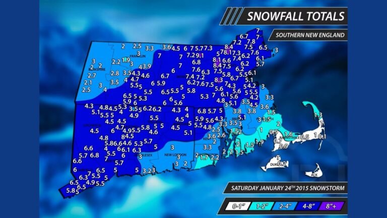 New York, Massachusetts, Connecticut, and Rhode Island Hit by Underrated 5–8 Inch Snowstorm That Quietly Disrupted the Northeast