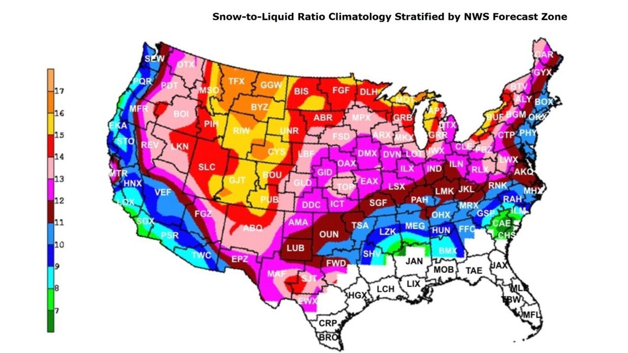 North Carolina and South Carolina Could See Shockingly Fluffy Snow Saturday as Rare 17:1 Snow Ratios Spike